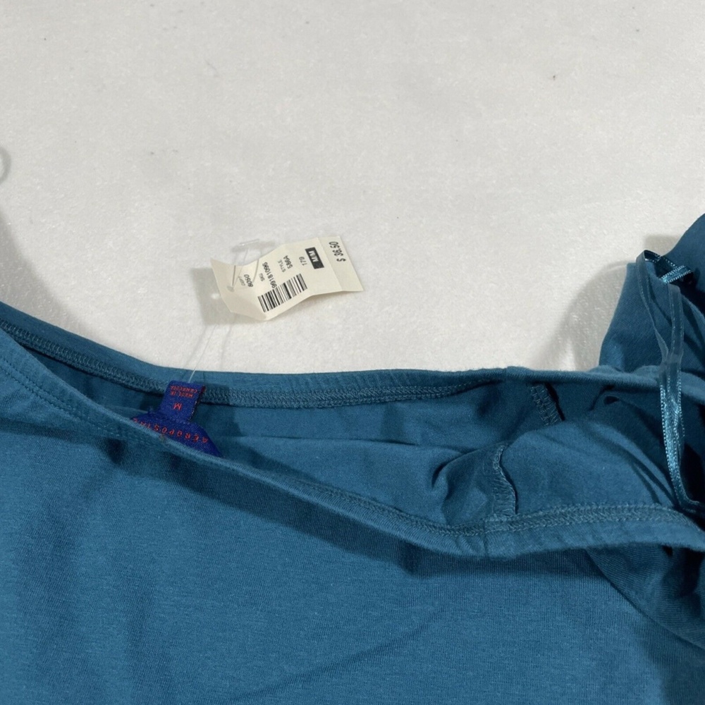 NWT Aeropostle [ Medium‎ ] Long Sleeve Basic Bodysuit in Peacock Blue - Picture 11 of 11
